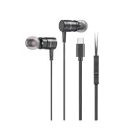 Awei PC12T Type C Wired Black Earphone